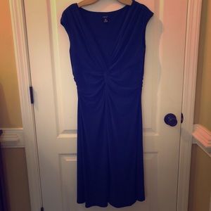 Chaps royal blue dress